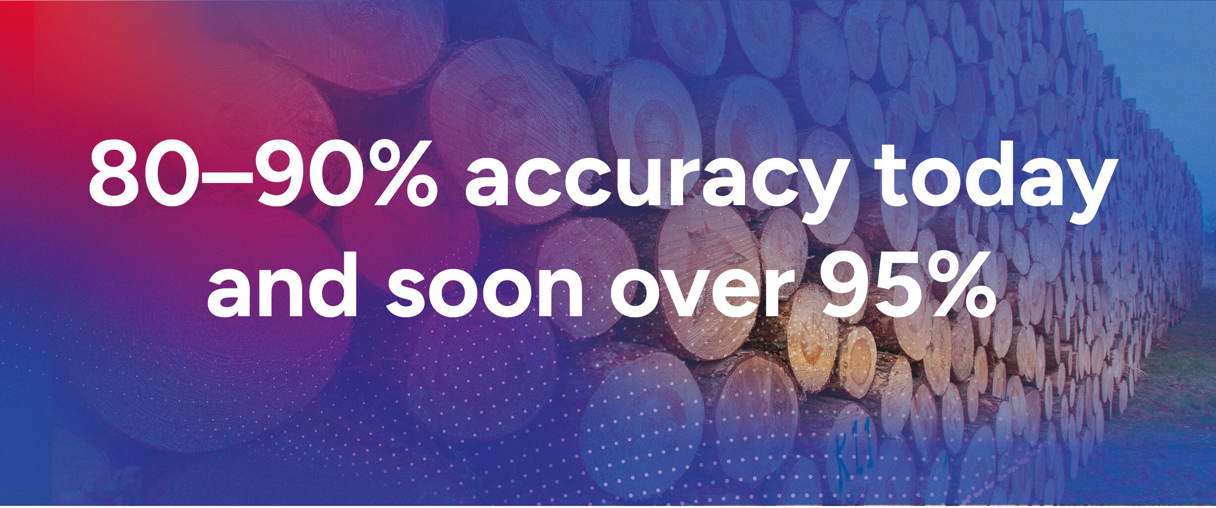 80–90% accuracy today and soon over 95%